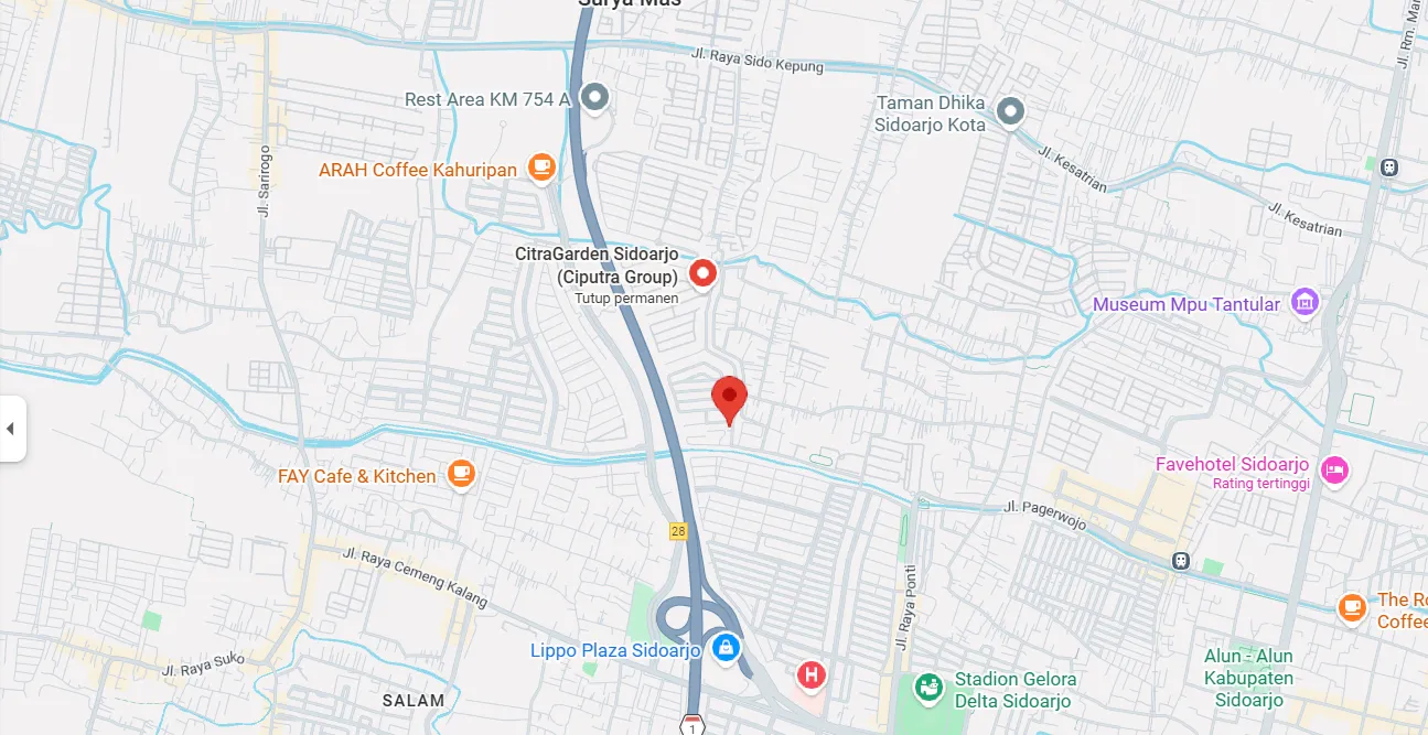 Peta Lokasi Bukit Cimanggu City